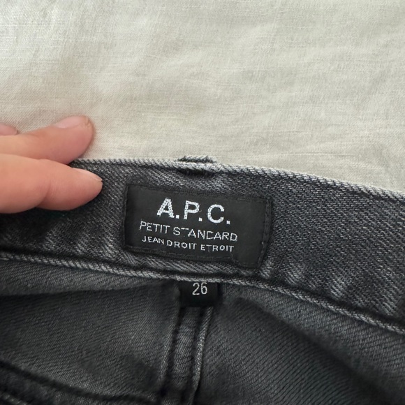 APC Petit Standard Jean Droit Etroit Gray Skinny A.P.C. Jeans - Picture 6 of 9